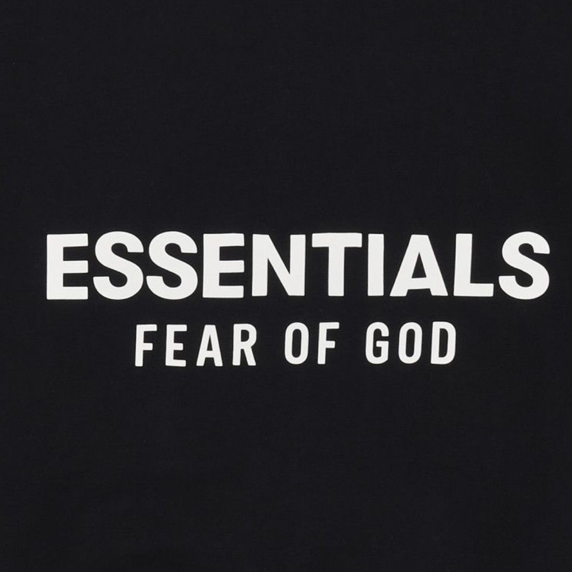 Fear Of God Essentials Classic Full Zip-Up Hoodie "Jet Black"