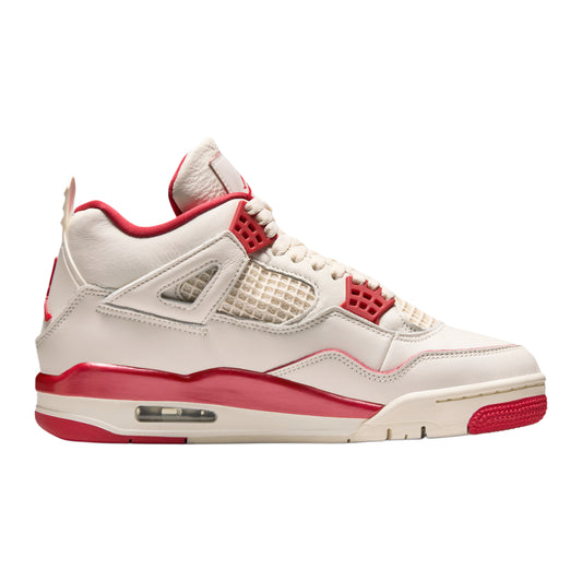 Air Jordan 4 Retro Pale Ivory and Tough Red