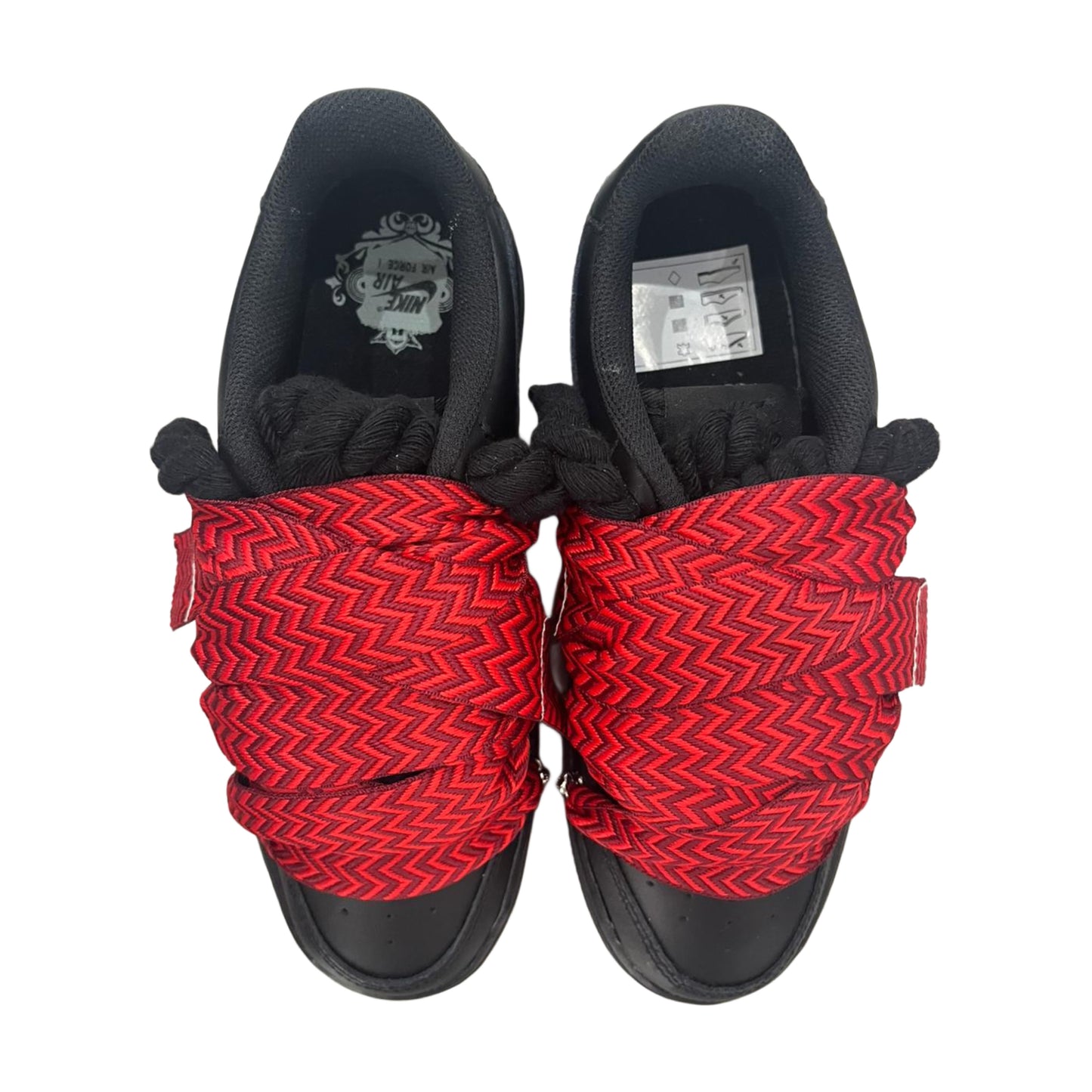 Nike Air Force 1 '07 Low Black Rope Lanvin Laces