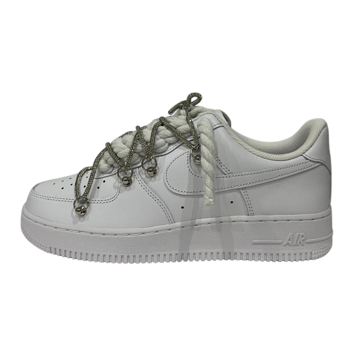 Air Force 1 '07 Low White White Rope Chain Laces