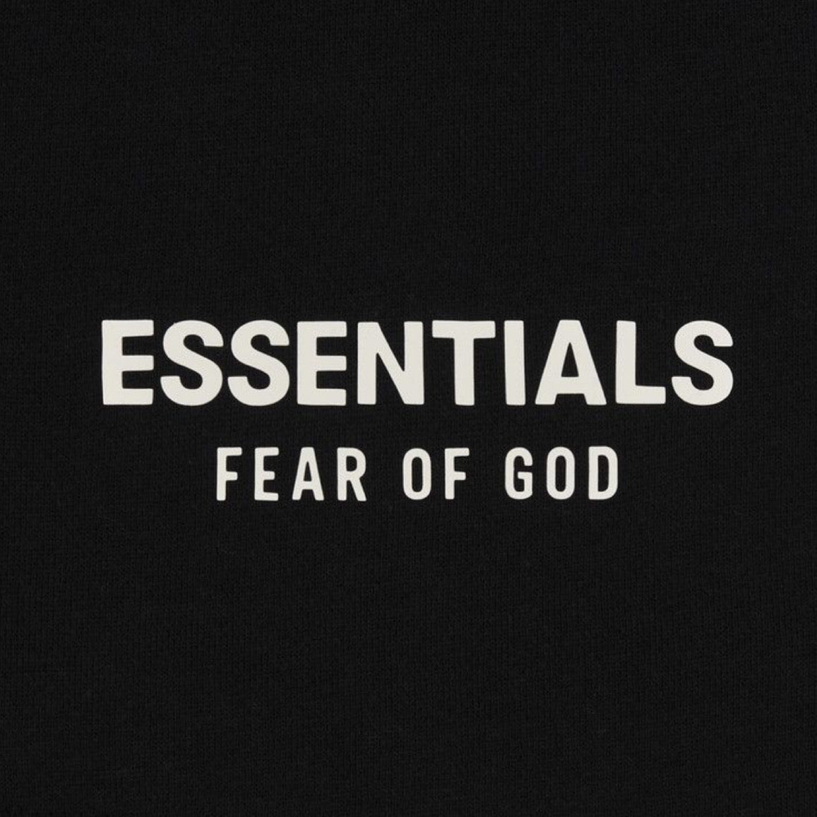 Fear Of God Essentials Classic Sweathort "Jet Black"