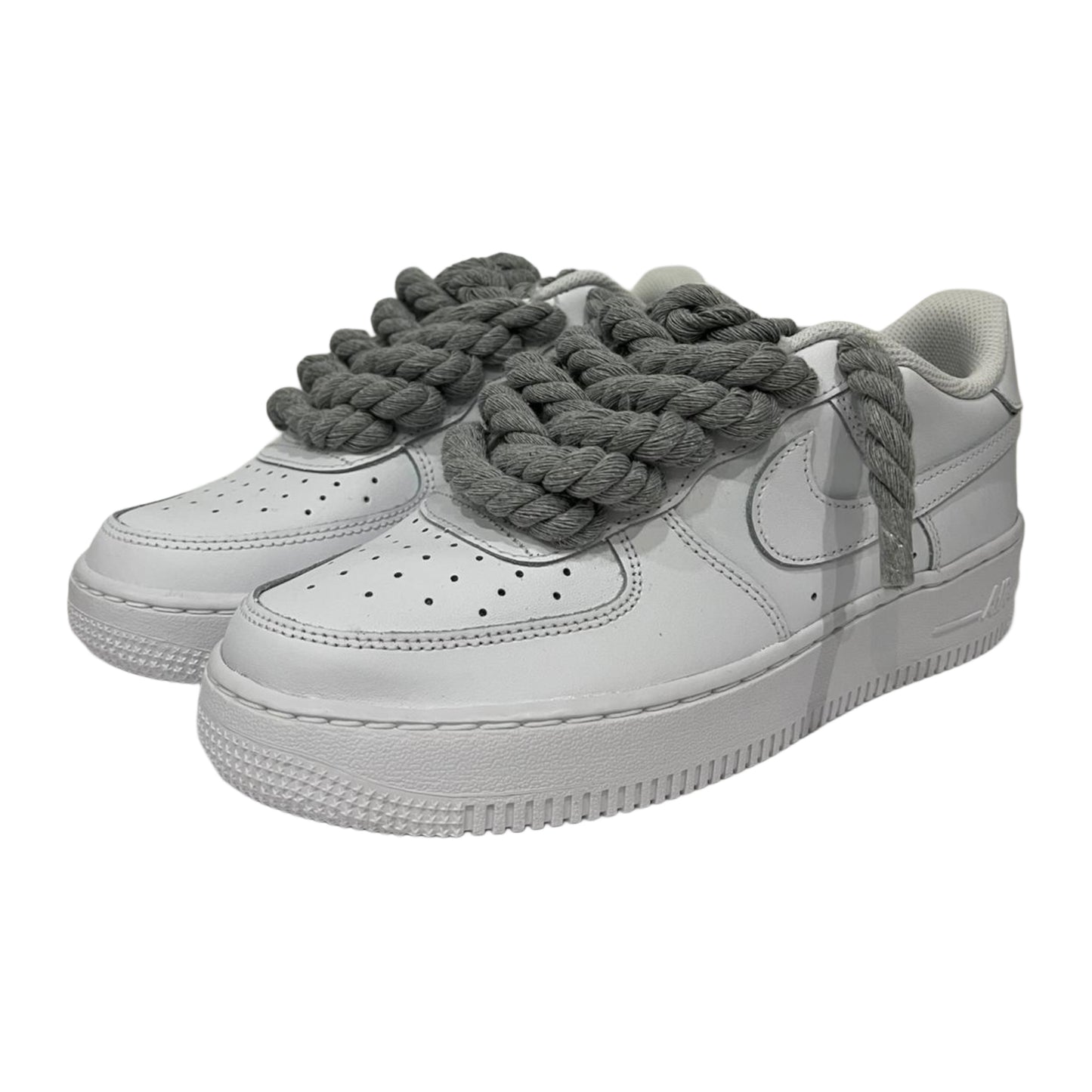 Nike Air Force 1 '07 Low White Grey Rope Laces