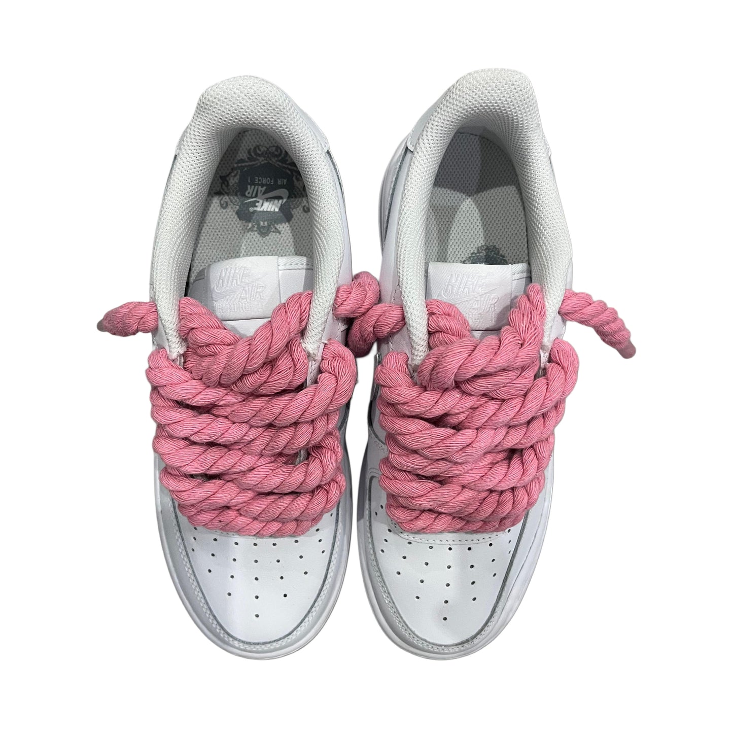 Nike Air Force 1 '07 Low White Pink Rope Laces