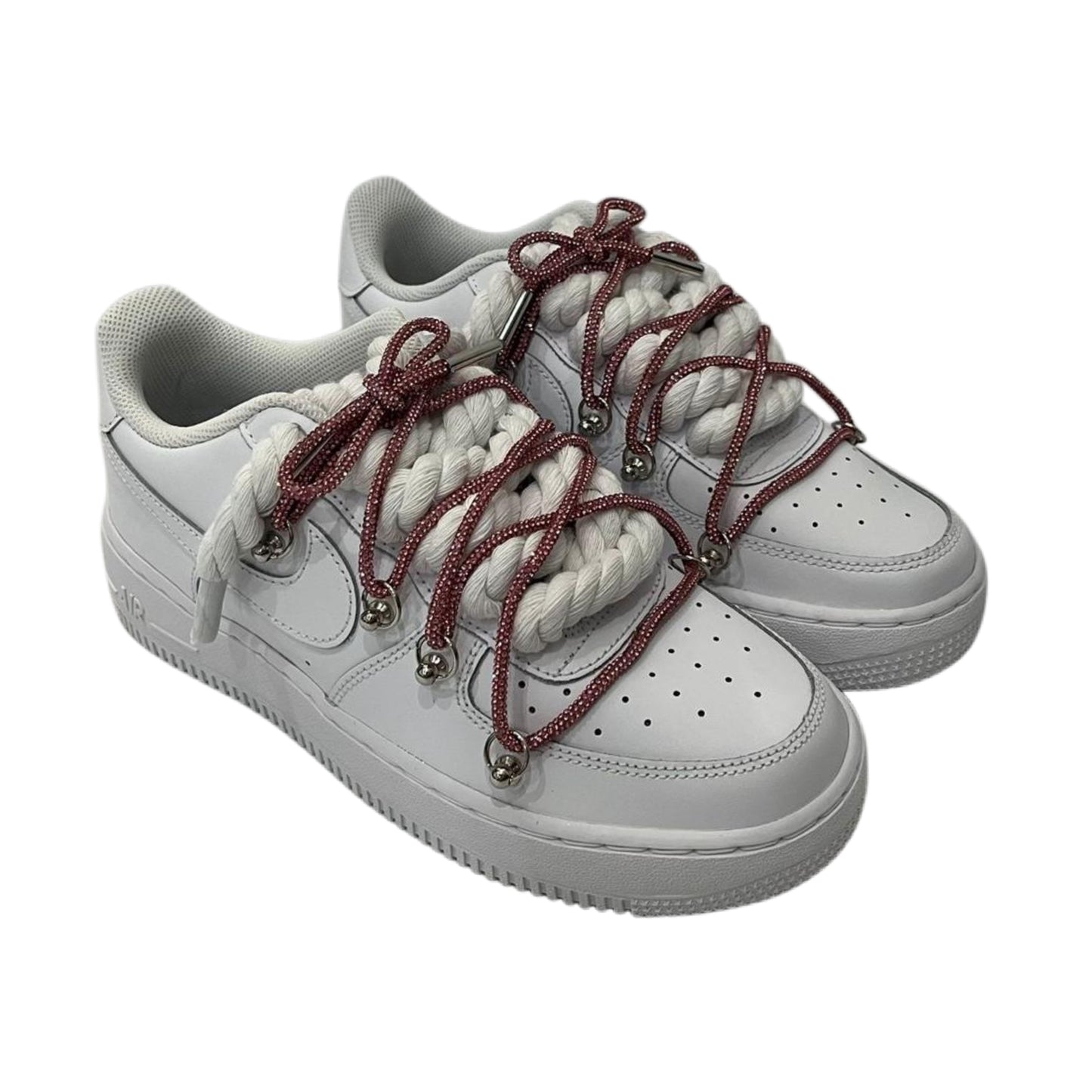 Air Force 1 '07 Low White White Rope Chain Laces