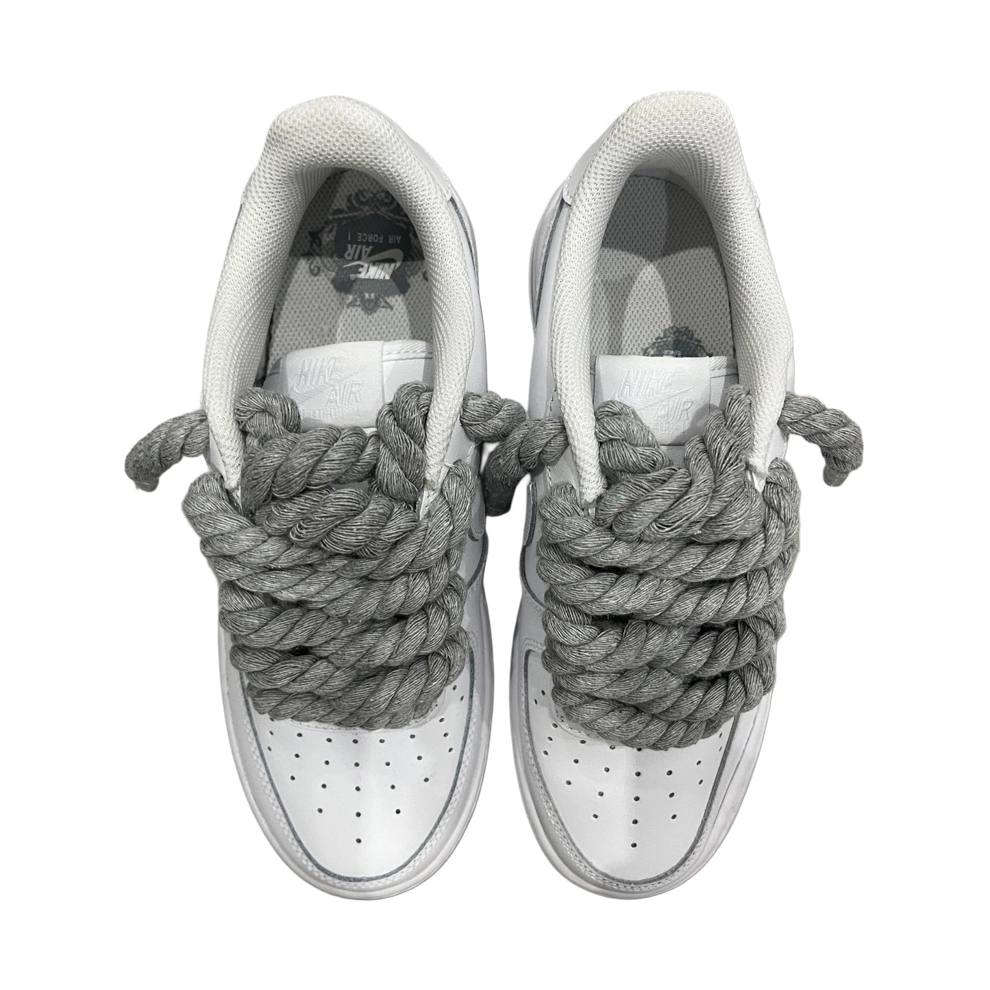 Nike Air Force 1 '07 Low White Grey Rope Laces