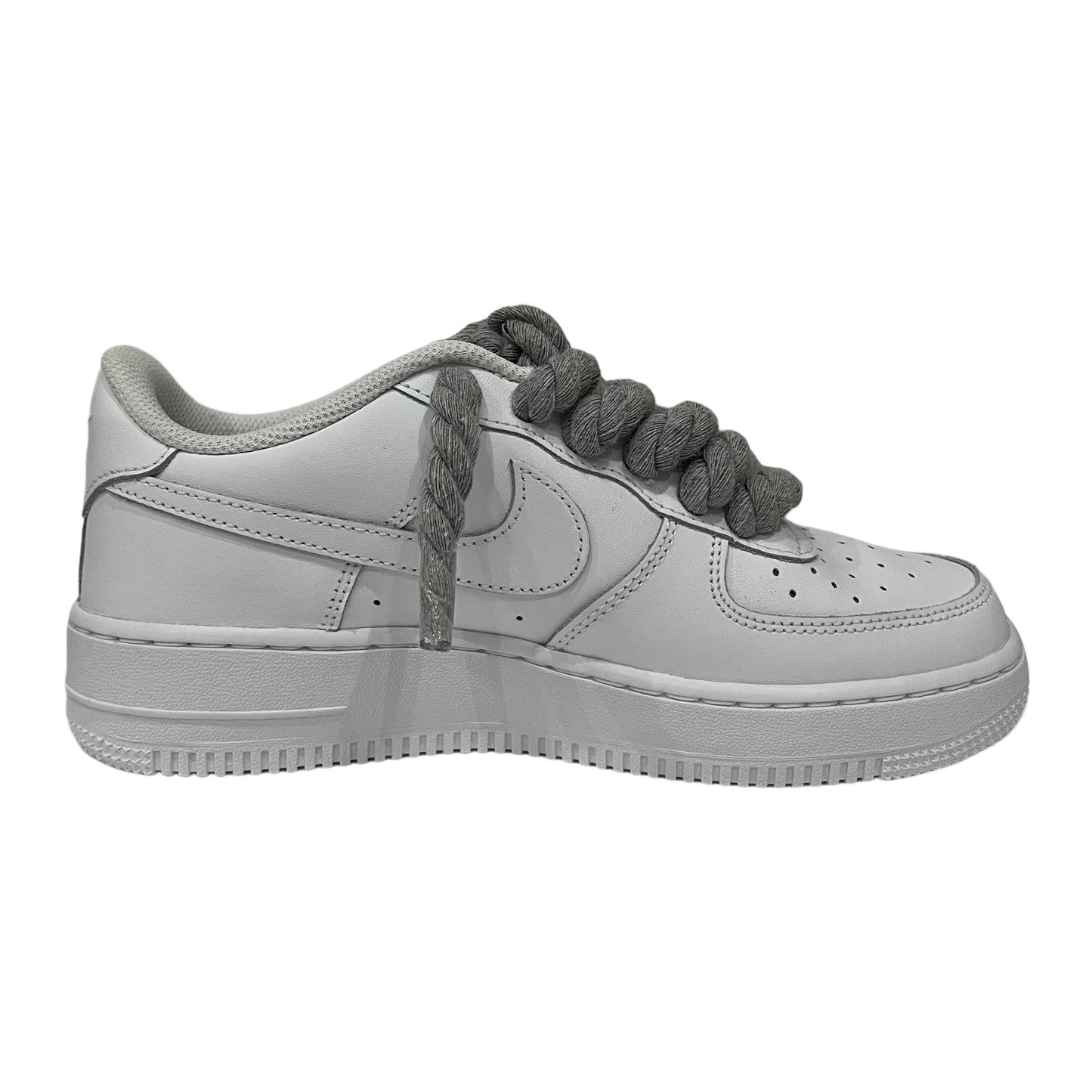 Nike Air Force 1 '07 Low White Grey Rope Laces
