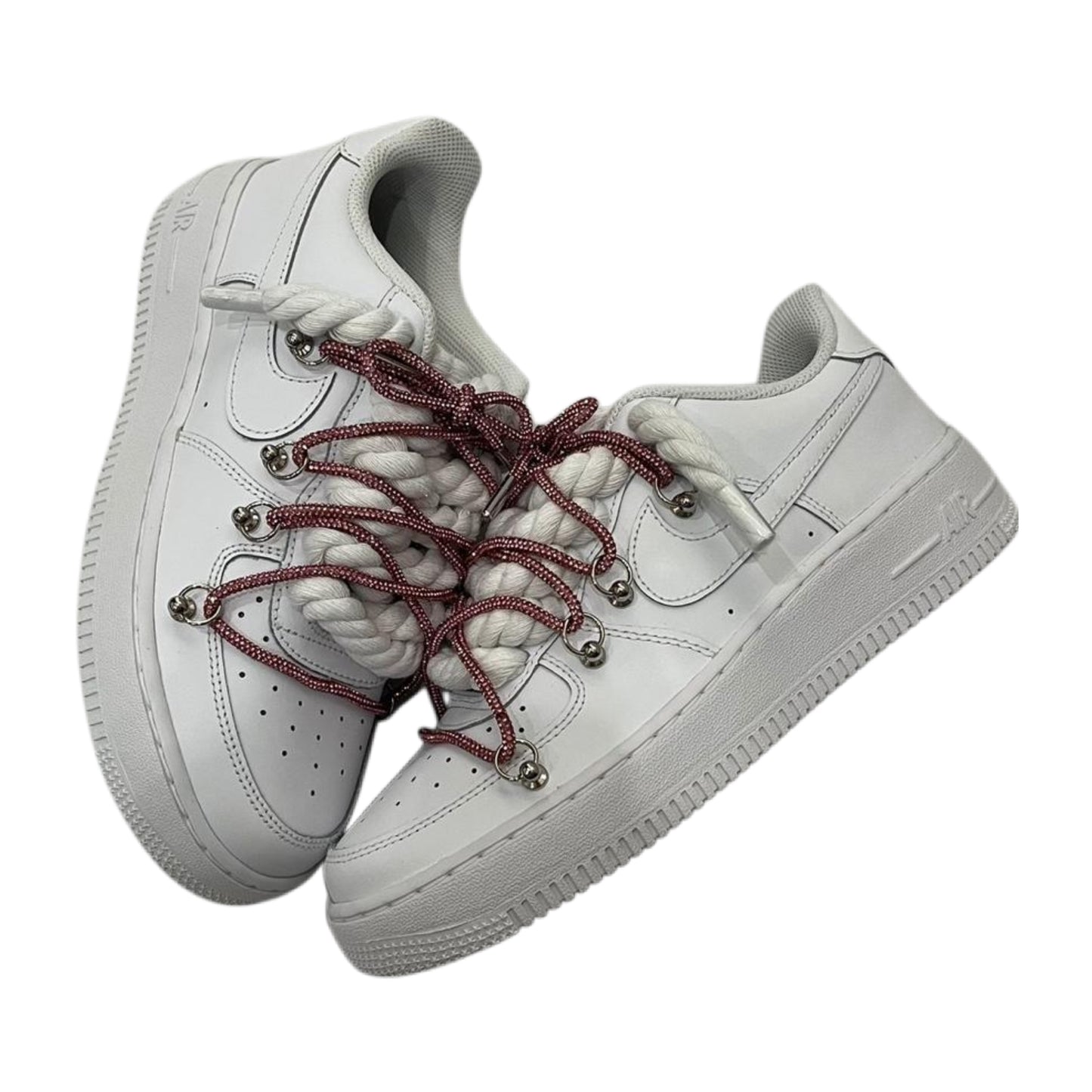 Air Force 1 '07 Low White White Rope Chain Laces