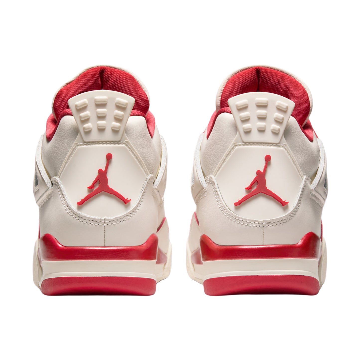 Air Jordan 4 Retro Pale Ivory and Tough Red