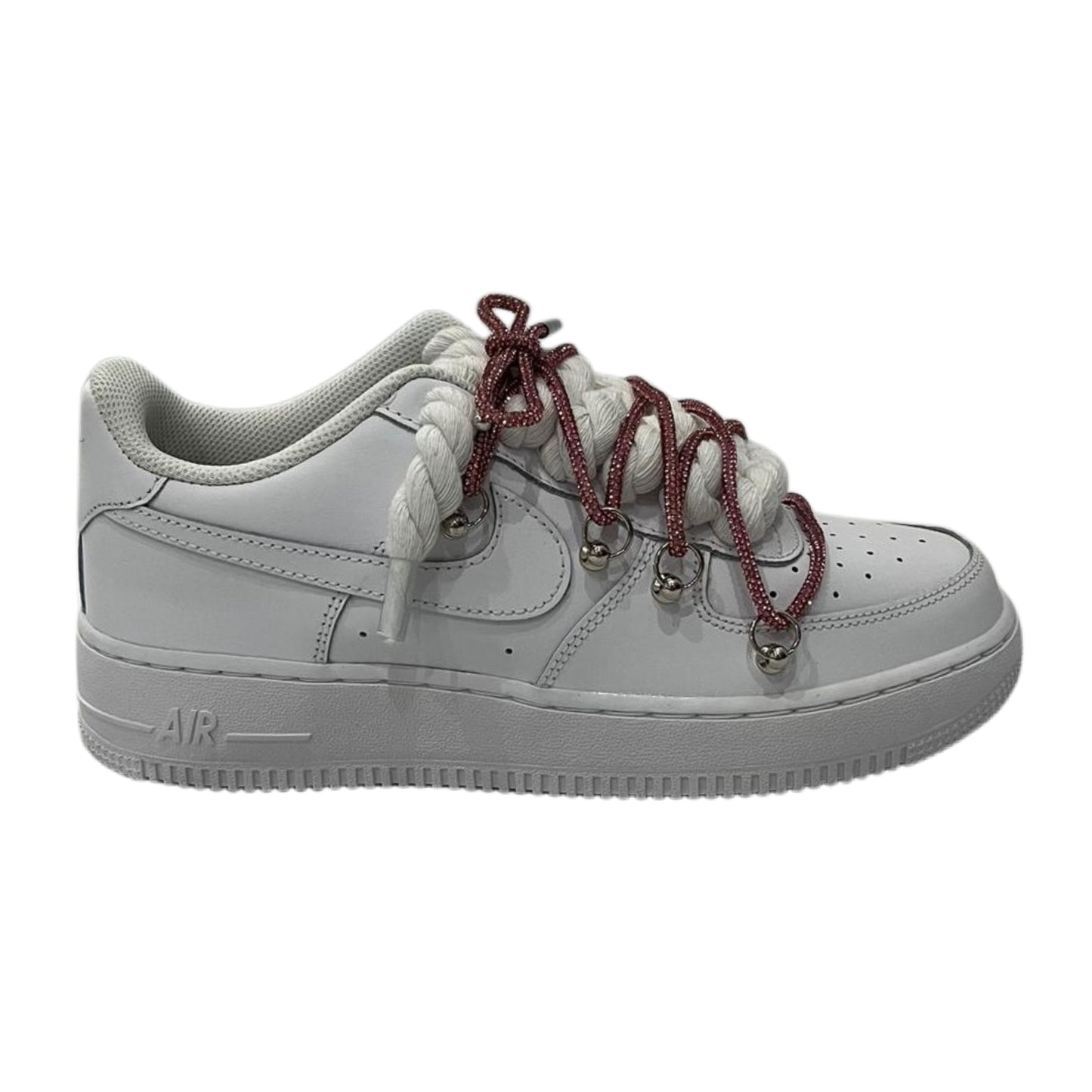 Air Force 1 '07 Low White White Rope Chain Laces
