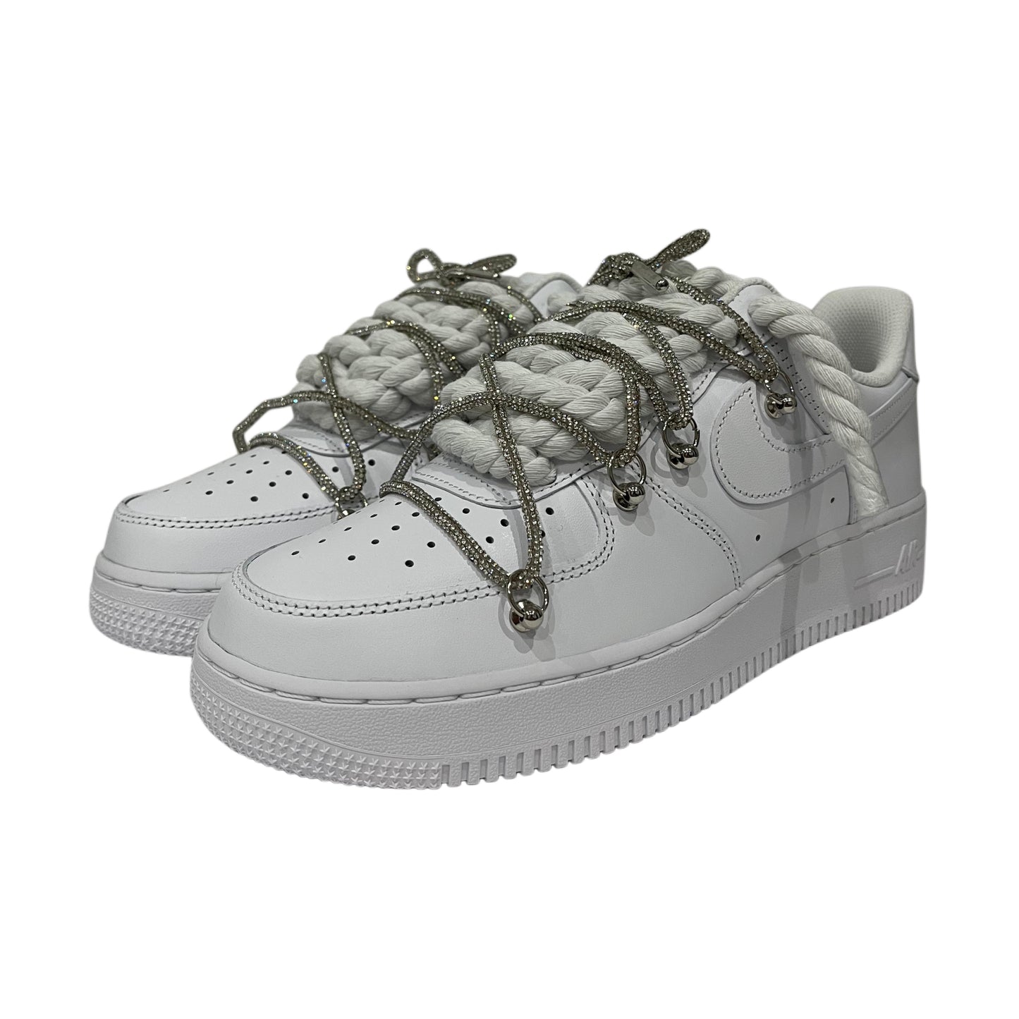 Air Force 1 '07 Low White White Rope Chain Laces