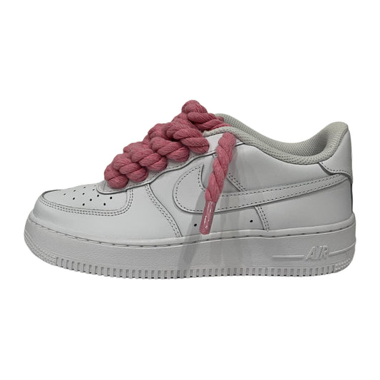 Nike Air Force 1 '07 Low White Pink Rope Laces