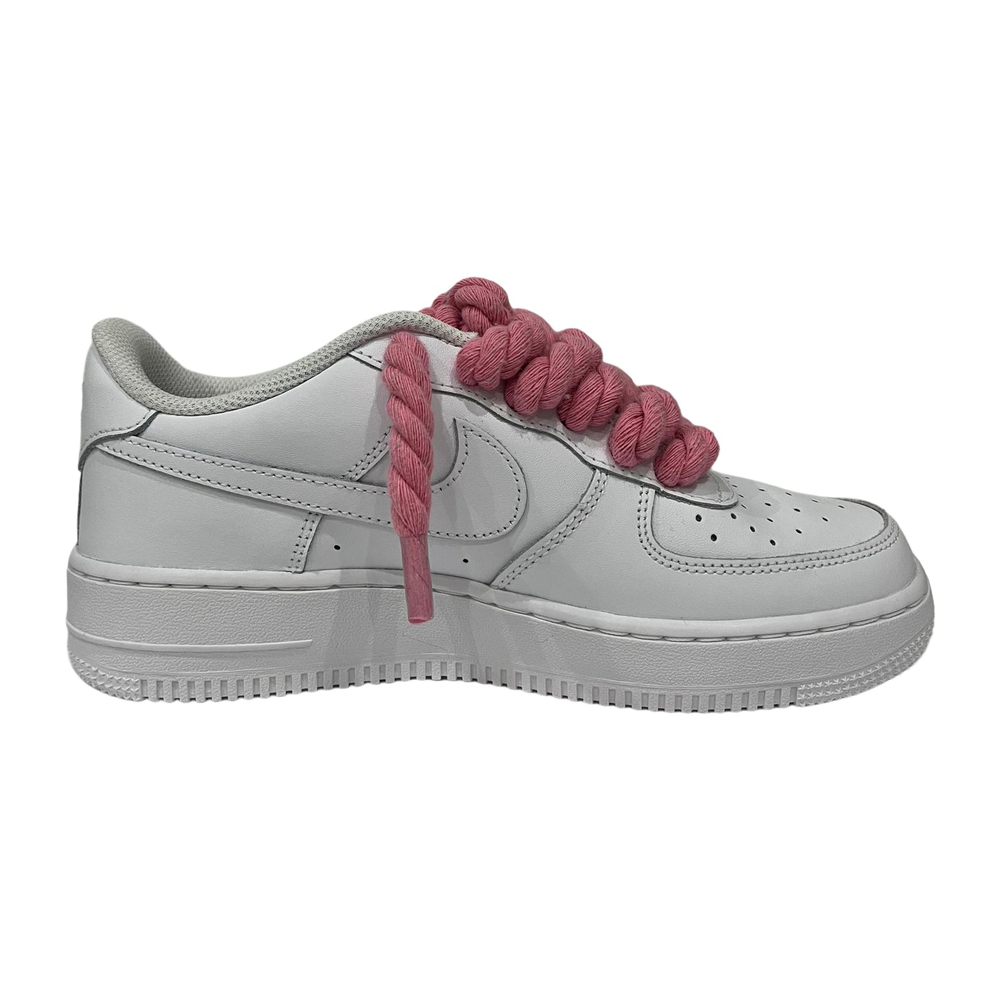 Nike Air Force 1 '07 Low White Pink Rope Laces